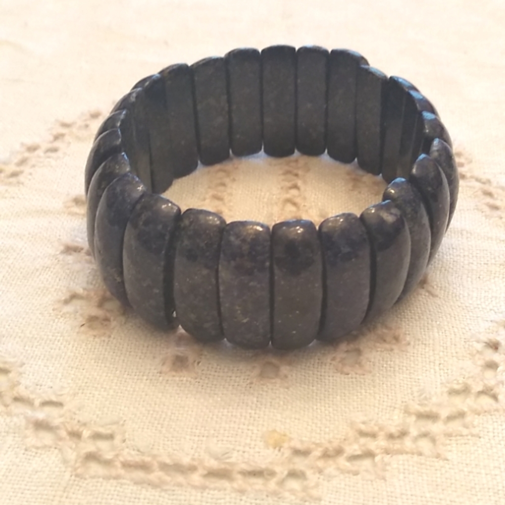 Natural Lapis Lazuli Stretch Bracelet